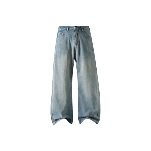 HIPHOPPUNKS High Крахмально-синие Мужские Джинсы