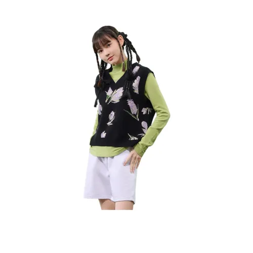 EICHITOO Майка Женская Черная с отделкой