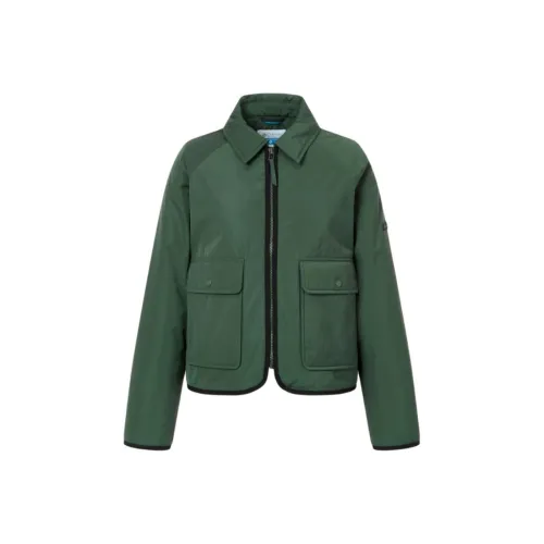 Columbia совместный бренд Хлопковый пуховик женский зеленый