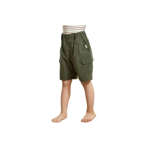 Mitti Шорты для детей 3-7 лет твердый темно-горохово-зеленый