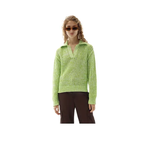 MOCO Трикотаж Женские Холодный свет Зеленый Холодный свет Зеленый