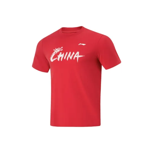 LINING Table Tennis Series Бычий красный Унисекс Настольный теннис Одежда