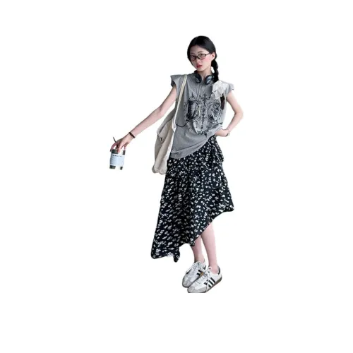 LANZA Серый Kids Комплекты с юбкой