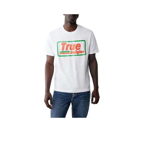 TRUE RELIGION T Рубашка Мужская Белая
