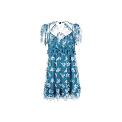 PINKO Blue Женские Короткие Платья с Рукавами