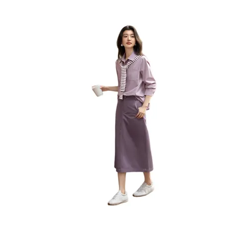 XWI Комплект с юбкой Женские Таро Фиолетовый