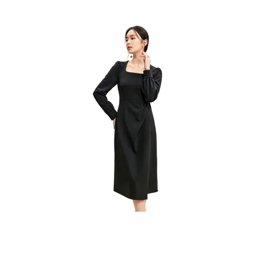 SENTUBILA Длинное платье с длинными рукавами женское