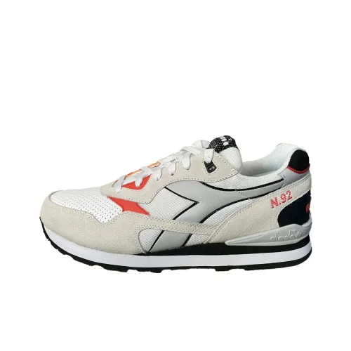 Diadora N.92 Low Топ Повседневная обувь Мужская Белая