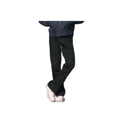 GANGZAI Черные Унисекс Джинсы