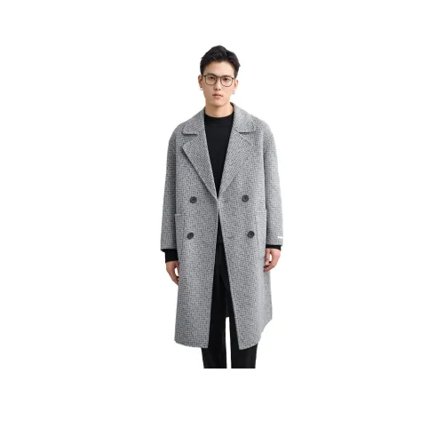 A.B.X Light Gray Men's Coat  
A.B.X Светло-серый мужской пальто