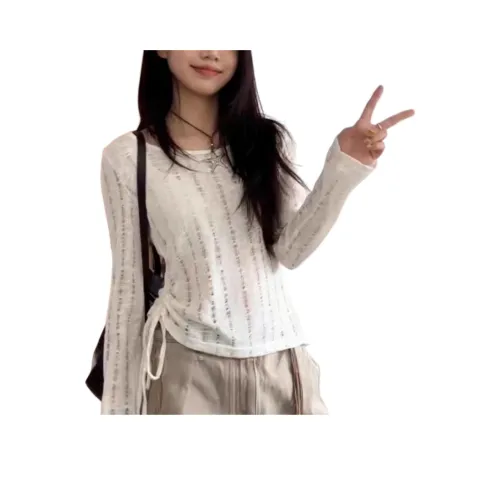 GOSO Бежево-абрикосовые Женские Футболки