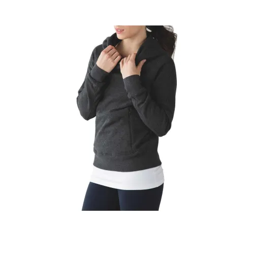 lululemon SS24 Under WRAPS Fleece Clothing Women's Black Gray lululemon SS24 Under WRAPS Флис Одежда Женская Черный Серый