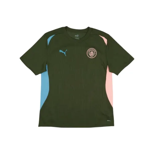 PUMA Manchester City Футбол Джерси Унисекс Оливковый