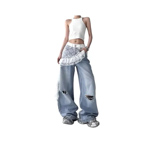 MM Синий Женские Джинсы