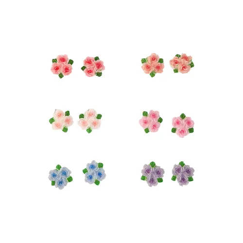 QIANTONG Пластик Серьги-гвоздики Унисекс