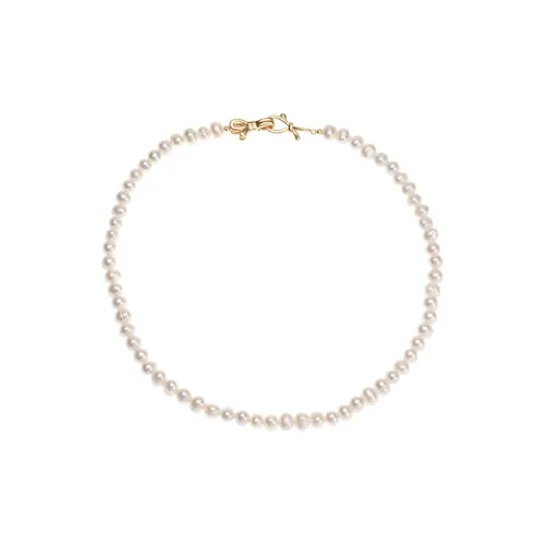 NATURALLYJOJO Ожерелья из пресноводного жемчуга Женские Золото