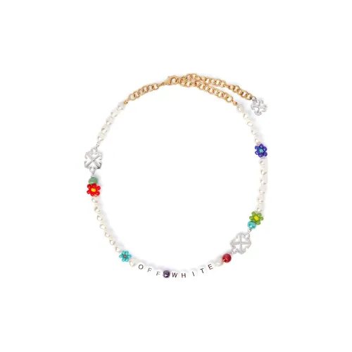 Off Белый Brass Necklaces Женские