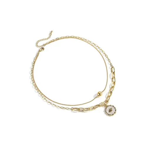 LIBI Сплав Белый Перламутр Ожерелье Женское