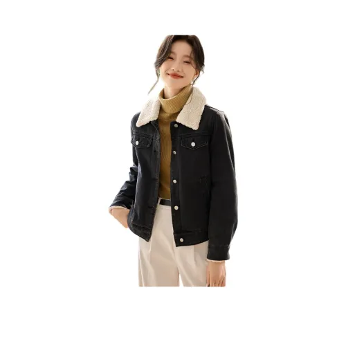 Mo Han Yi Mei Denim Куртка Женская Черная