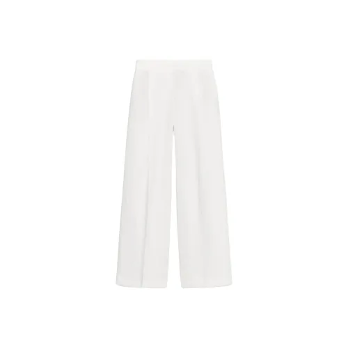 ZARA ZW Series Белые Женские Повседневные Брюки
