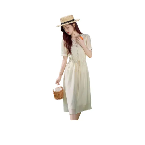 TEME Короткий рукав Платье Женское