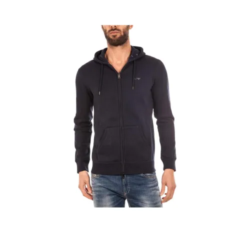 ARMANI JEANS Куртки и пальто Мужской Темно-синий