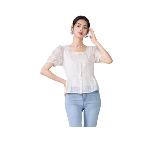 Love Elaine Рубашка Женская Абрикос