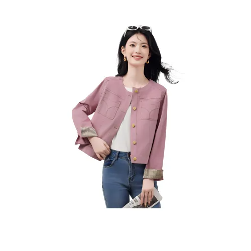 Like The Age Of Water Осенний Бархат Feel Куртка Женская Розовая