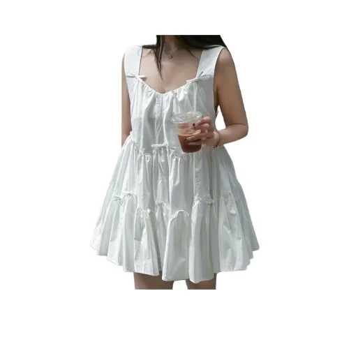 Cotton Gene Без рукавов Платье Женское