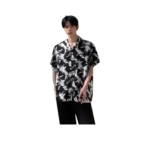 NOWSTIME Черная унисекс рубашка