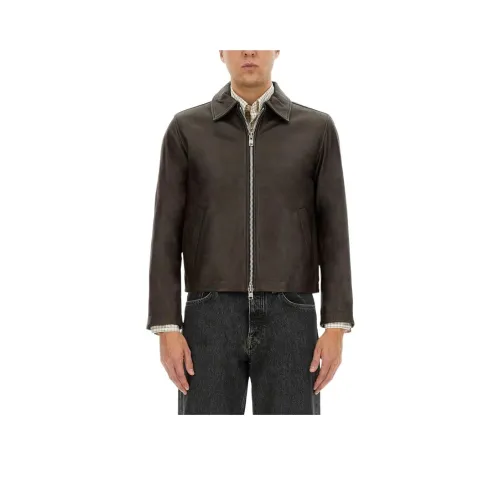 Sunflower Brown Men's Leather Jackets