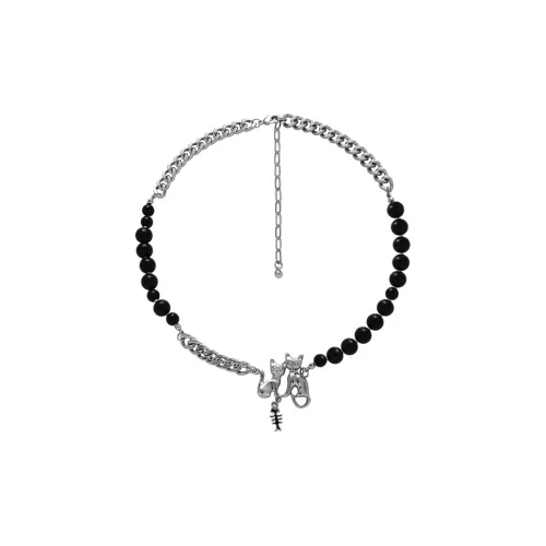 AKAK Сплав Китайская модная тенденция Нишевый Мода Универсальный Нишевый Подвеска Унисекс Серебряный