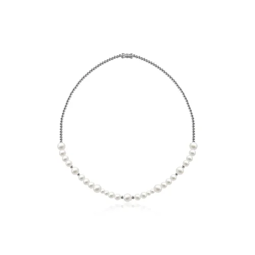 DWCP Титановая сталь Жемчужные ожерелья Унисекс