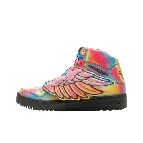 JEREMY SCOTT x adidas originals JS Wings High Топ Скейтборд Кроссовки Мужские Розовые