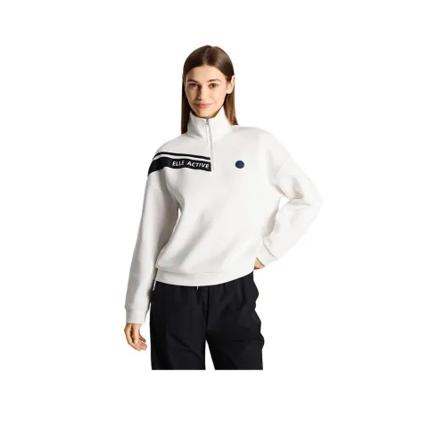 Elle Active Белый Женский Свитшот