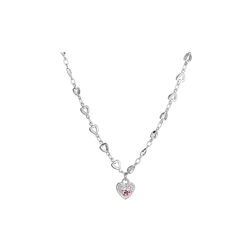 AKAK Титановая сталь Ожерелья Женское Серебро Белый