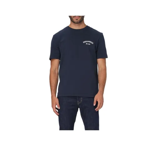 DSQUARED 2 Синий Мужской T-Рубашки