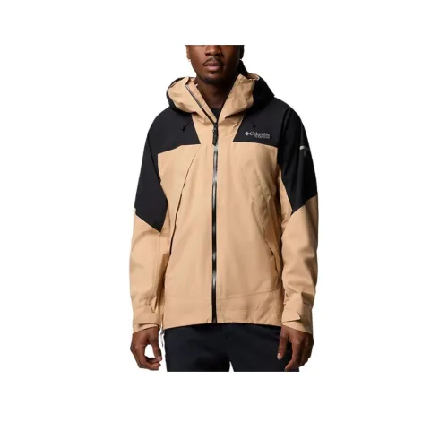 Columbia совместный бренд Поход Водонепроницаемый и Ветрозащитный для сохранения тепла Ветровка Мужская Хаки
