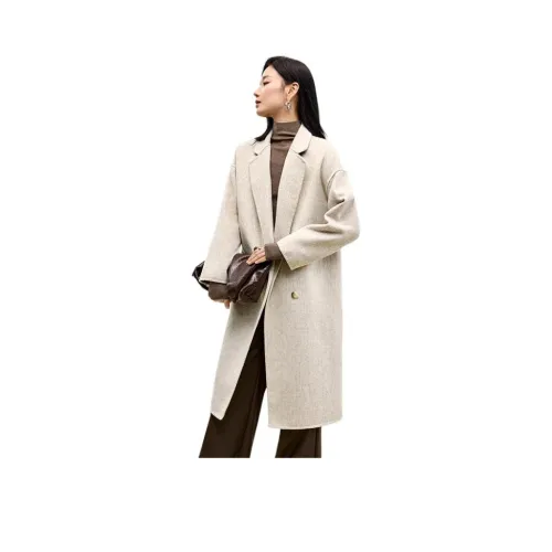 SENTUBILA Пальто Женское Бежевый Абрикос