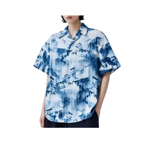 GOODHENLCE Hebrides Синий Унисекс Рубашки