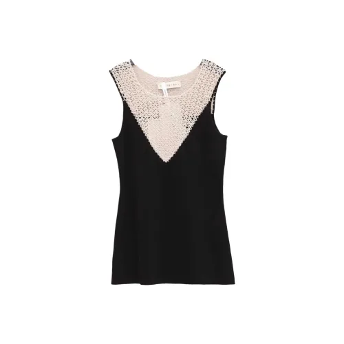 SWAYING KNIT Черные Женские Майки