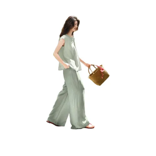 XWI Мятно-зеленый Женские Повседневные костюмы