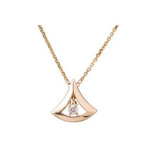 BVLGARI DIVAS' DREAM Серия 18К Розовое Золото Ожерелье Унисекс