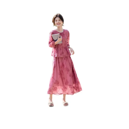 XWI Фуксия Женские Комплекты с юбкой