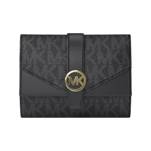 MICHAEL KORS Greenwich Холст Кошелек Средний Унисекс Черный