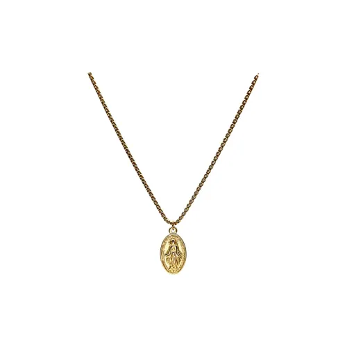 PUENTE Титановые стальные ожерелья мужские золотые