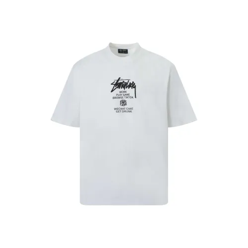 STAY UP LATE Белая унисекс футболка