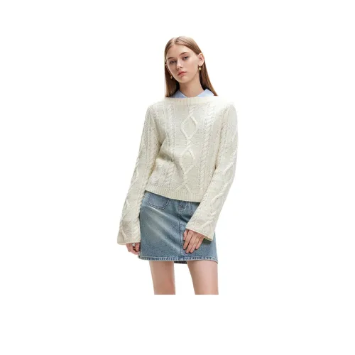 Only Трикотаж Женский Винтаж Белый