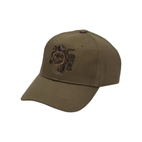 Onitsuka Tiger Хлопок Кепки Унисекс Хаки Зеленый