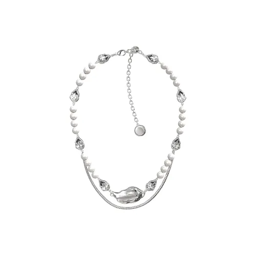 WEALTHYBOO Сплав Искусственный жемчуг Ожерелья Унисекс